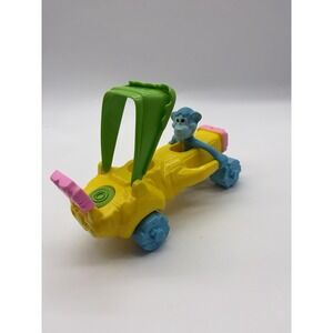 10" x 5" 1986 Coleco Hanna-Barbera The Flintstone Kids Dreamchimp Chimp Limo Car